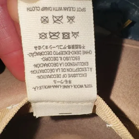 Free People 100% Wool Fedora Dusty Rose Wide Brim Hat Brown Leather Band OS Boho - Picture 9 of 9